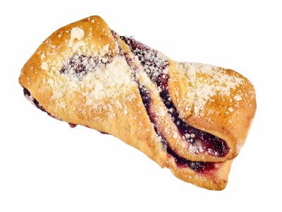 BEZGLUTENOWA Drożdżówka z Owocami Leśnymi 100 g 